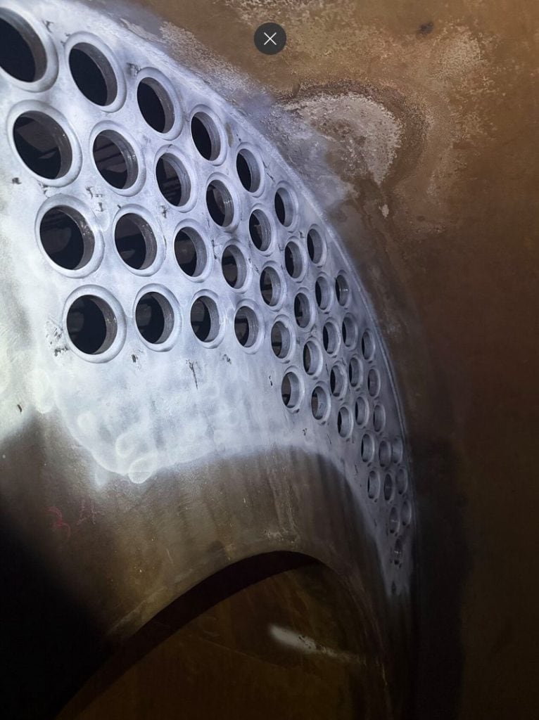 Full retubing service for Synthite